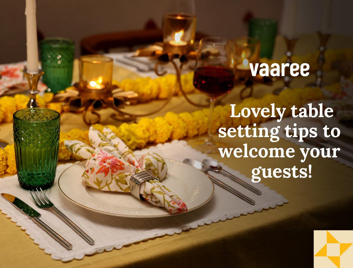 Read Top Festive Table Decor Tips and Ideas at Vaaree