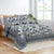 Maitreya Floral Bedsheet - Blue & White - 1
