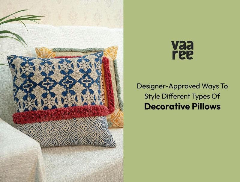 Read Decorative Pillow Covers: Enhancing Your Home with Color and Texture at Vaaree